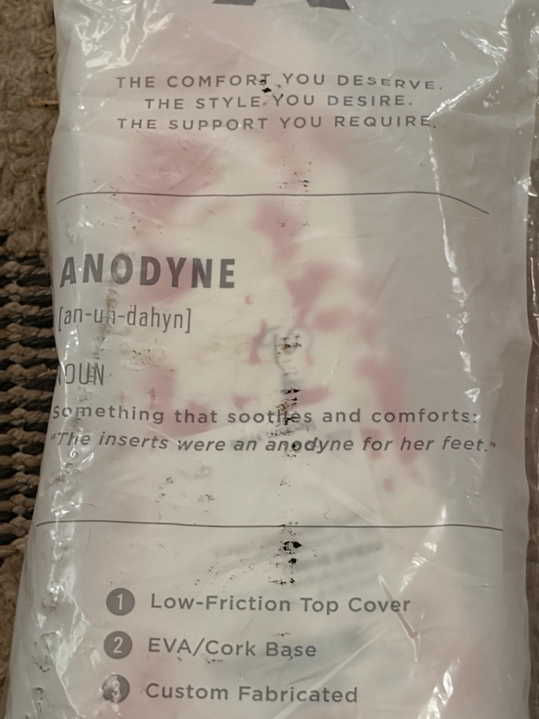 Anodyne Custom Accommodative Inserts Size 09.0 Medium Wide - photo 5