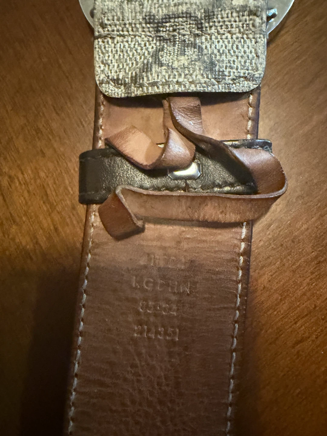 Gucci GG Monogram Belt with Silver Buckle - photo 3