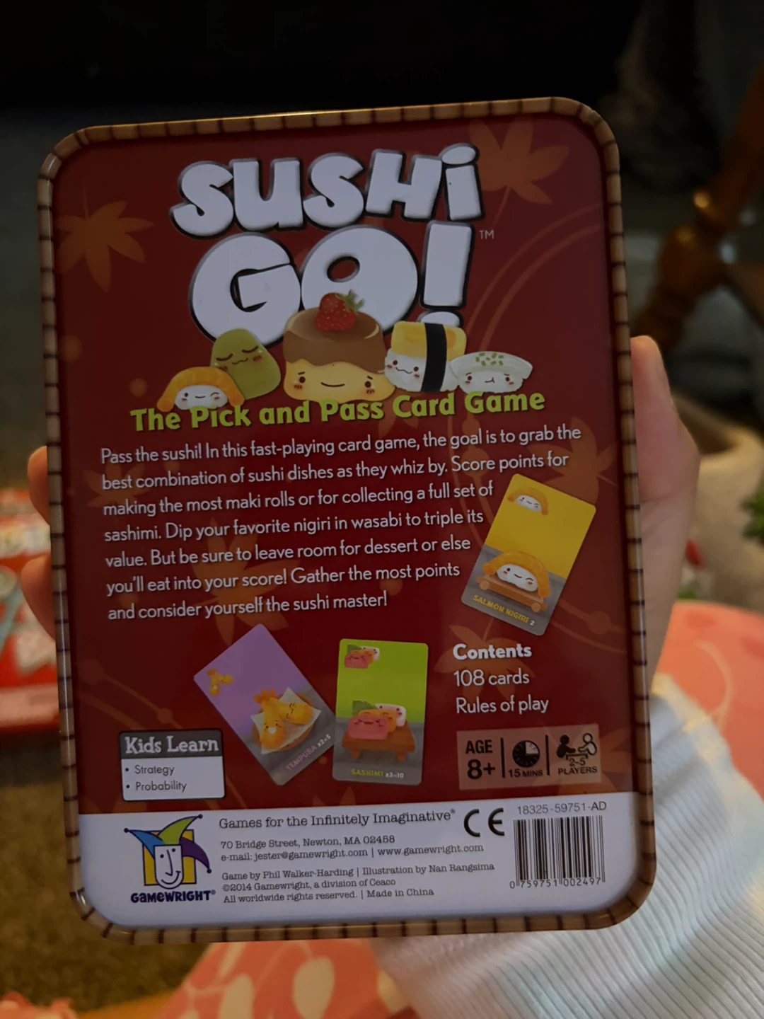 Sushi Go! The Pick and Pass Card Game - photo 2