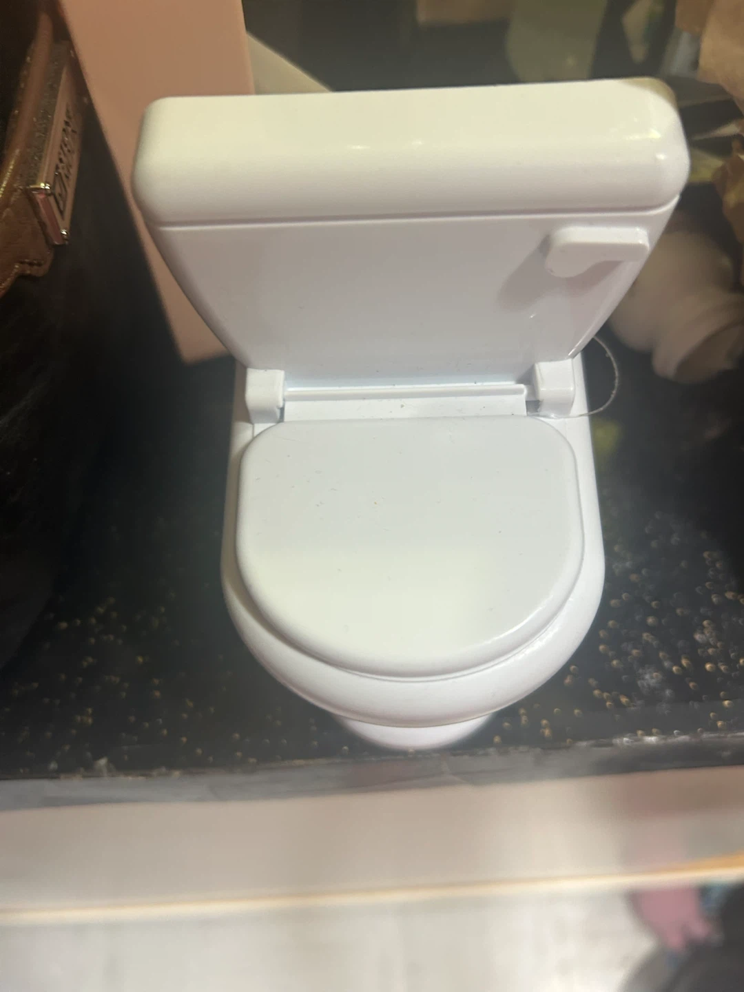 Miniature Toilet Figurine