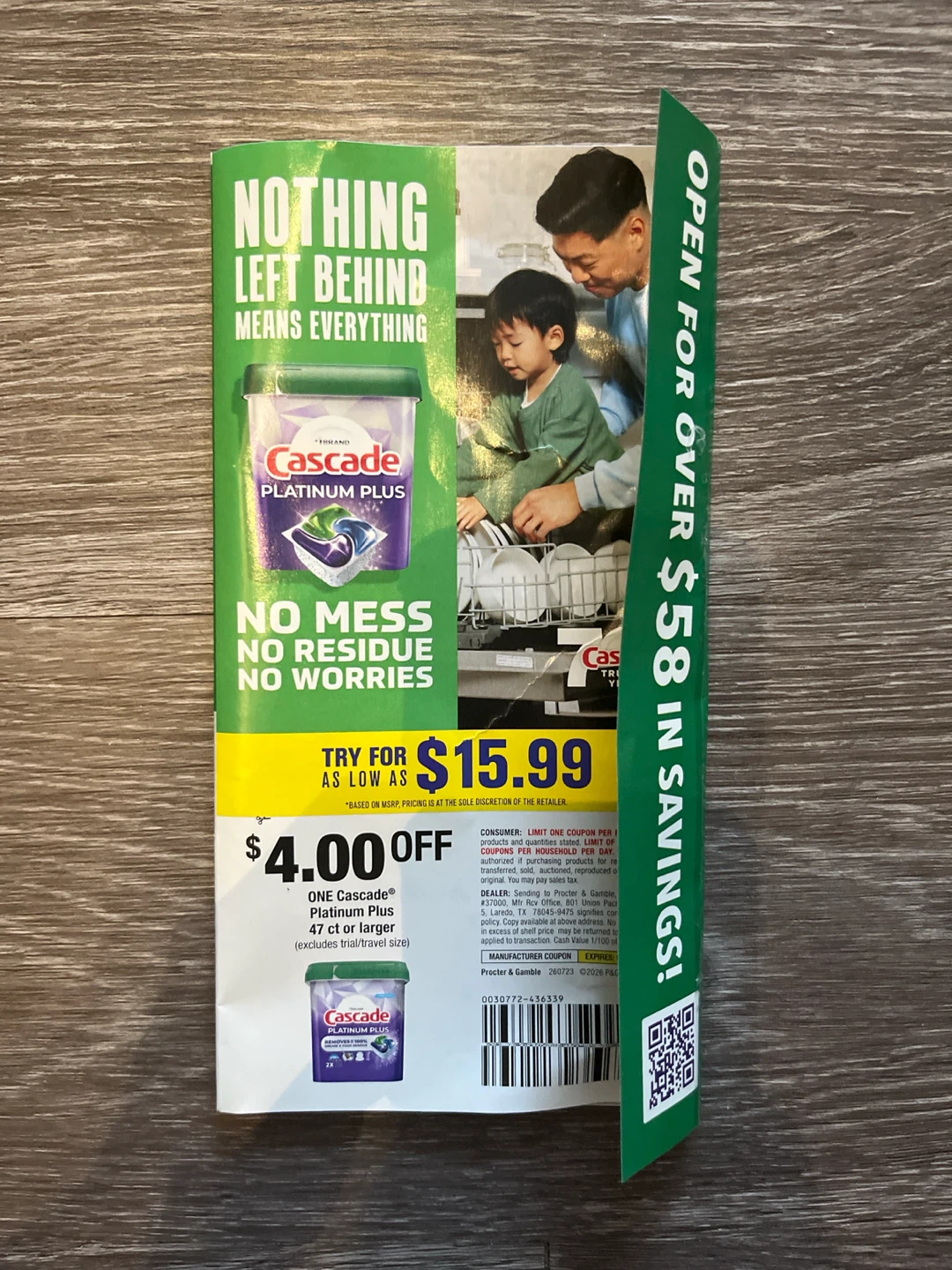 P&G saving coupon books