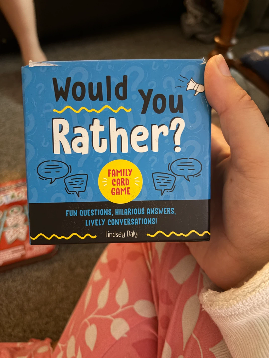 Would You Rather? Family Card Game