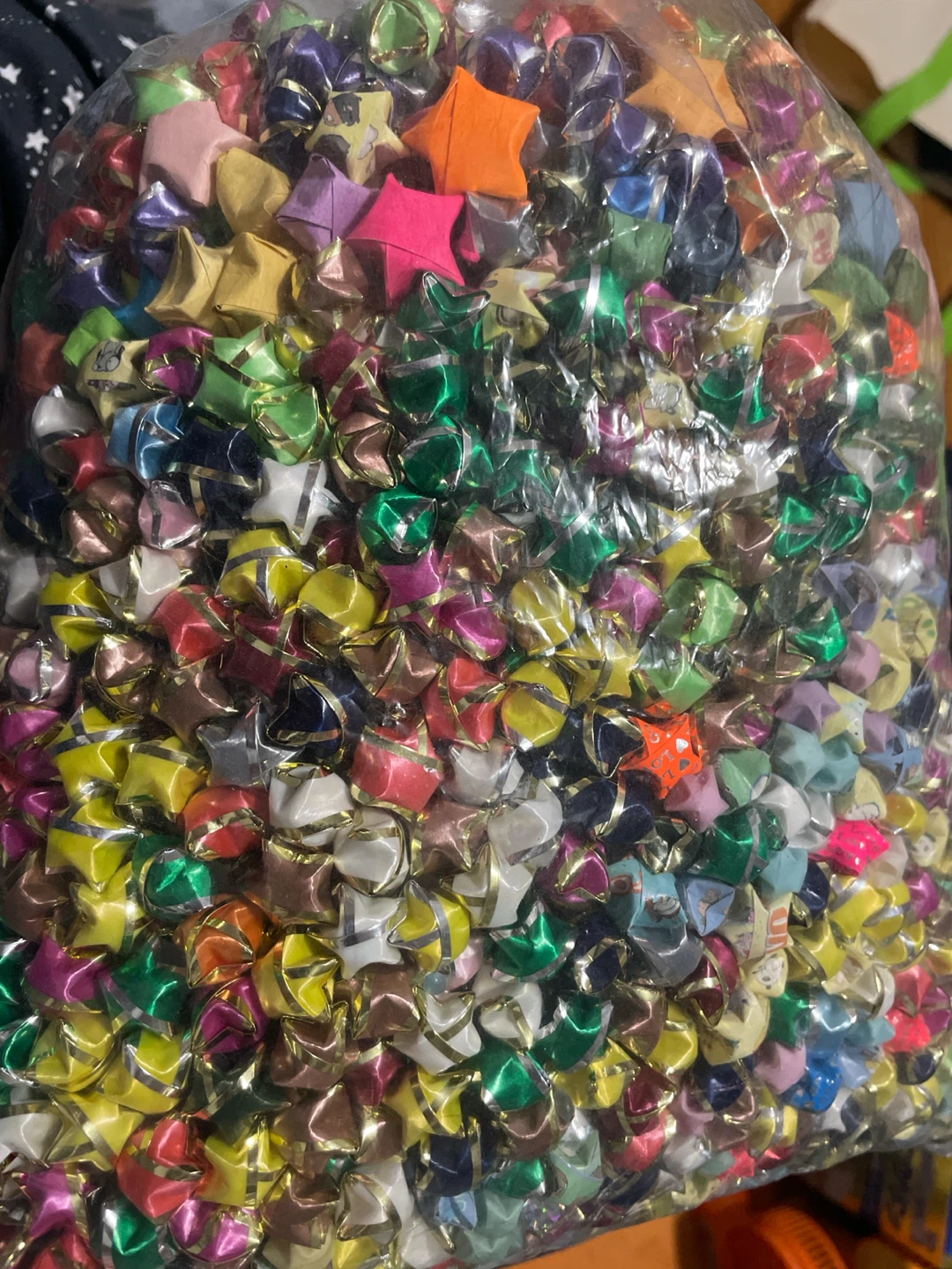 Bag of Lucky Stars Origami Paper