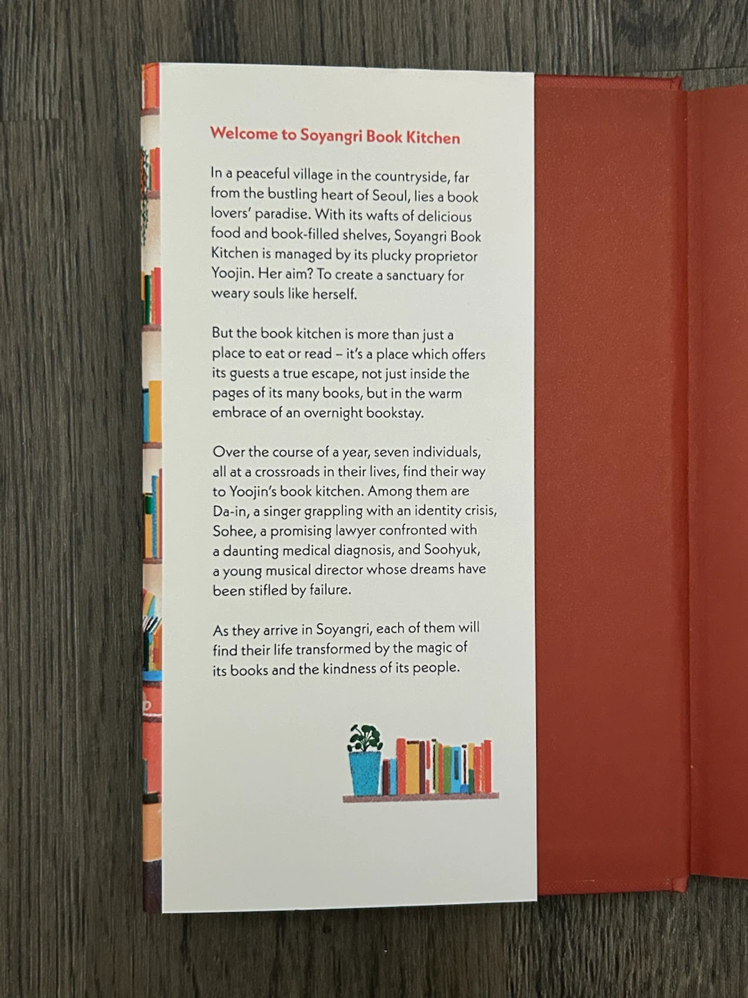 Soyangri Book Kitchen by Kim Jee Hye - Hard cover novel - photo 2