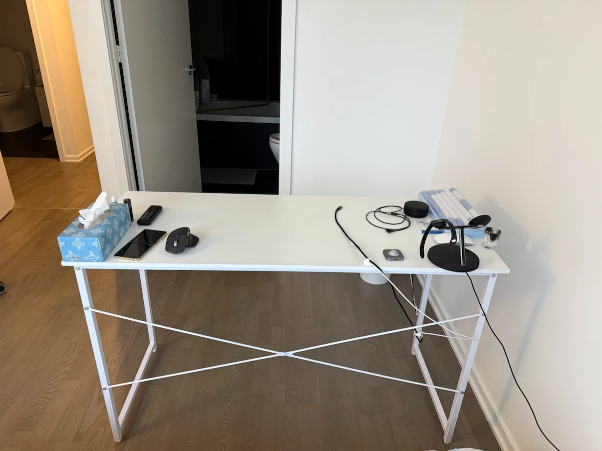 White Metal Desk