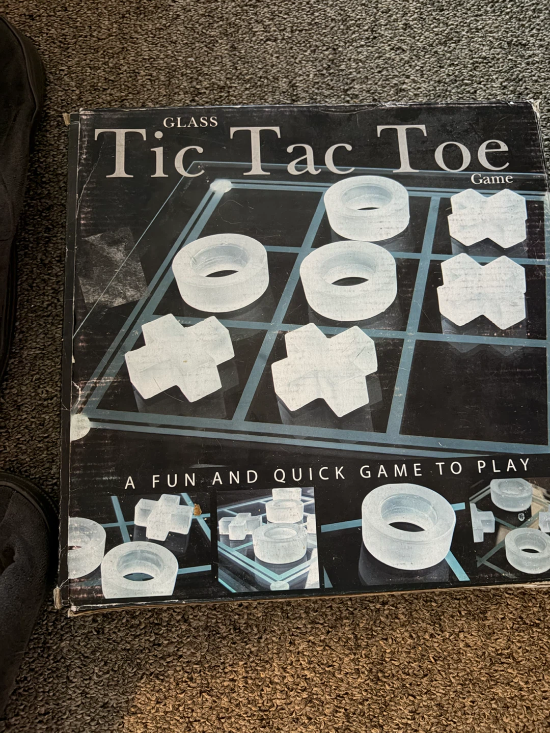 Glass Tic Tac Toe Game