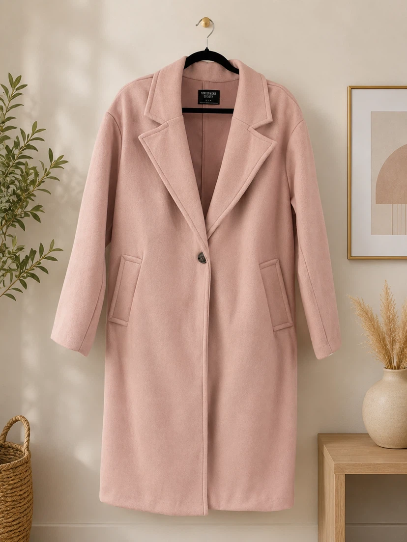 Pink Streetwear Society Coat