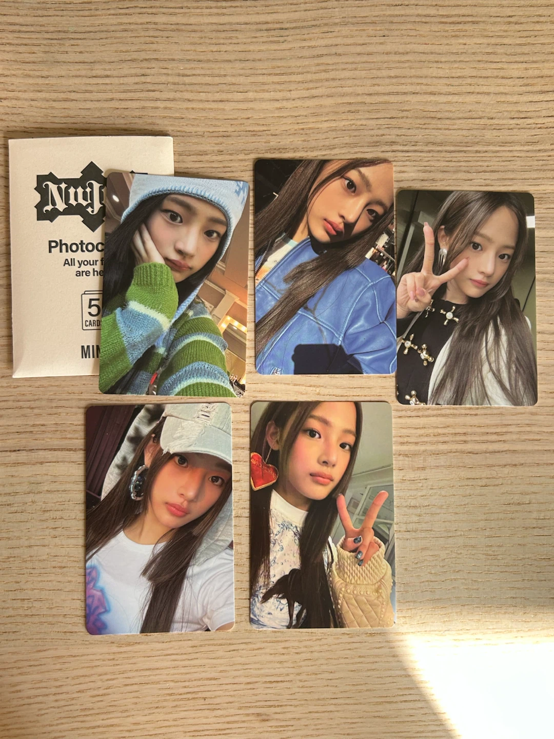 NewJeans Minji Photocards (set of 5)