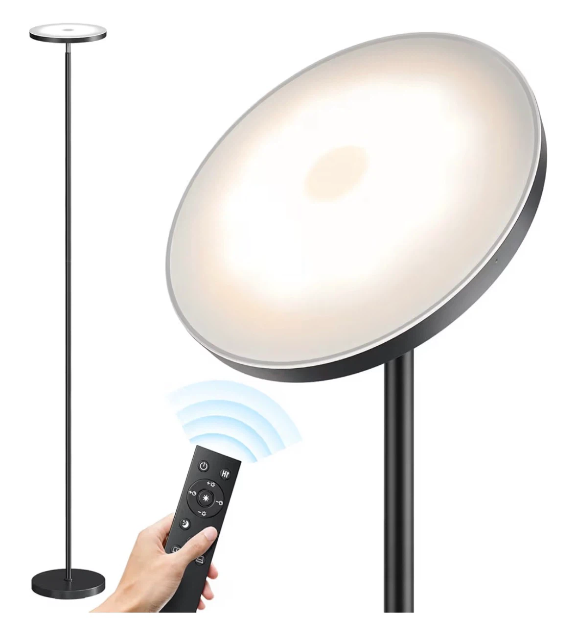 Modern LED Floor Lamp with Remote Control