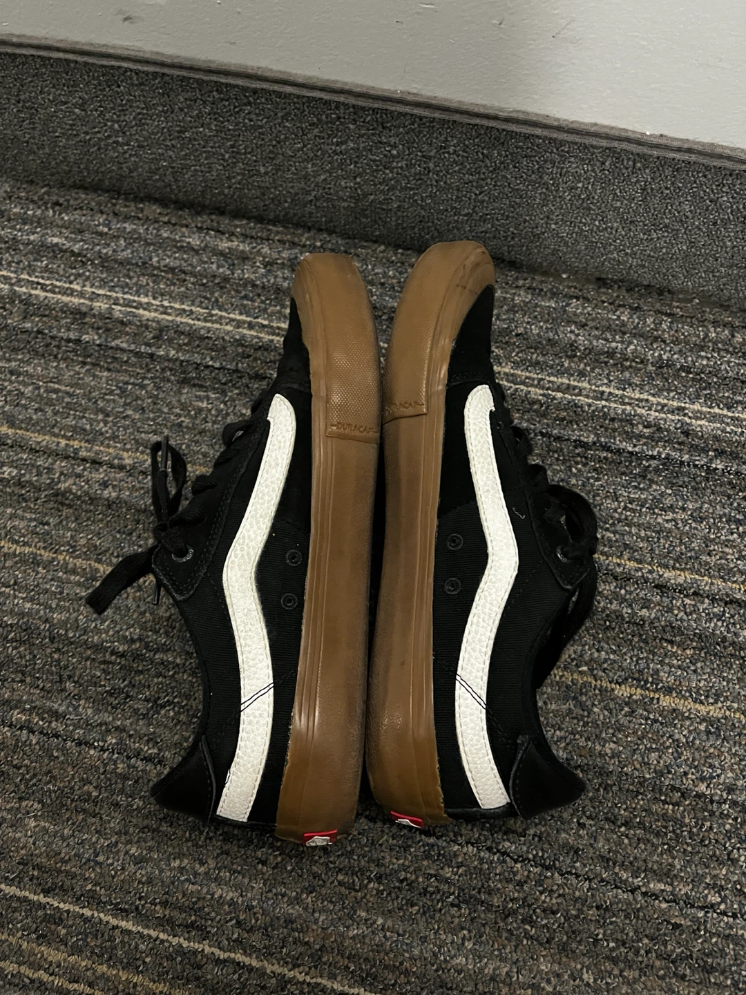 Vans "Pro" Black and Gum Skate Shoes (size 9) - photo 4