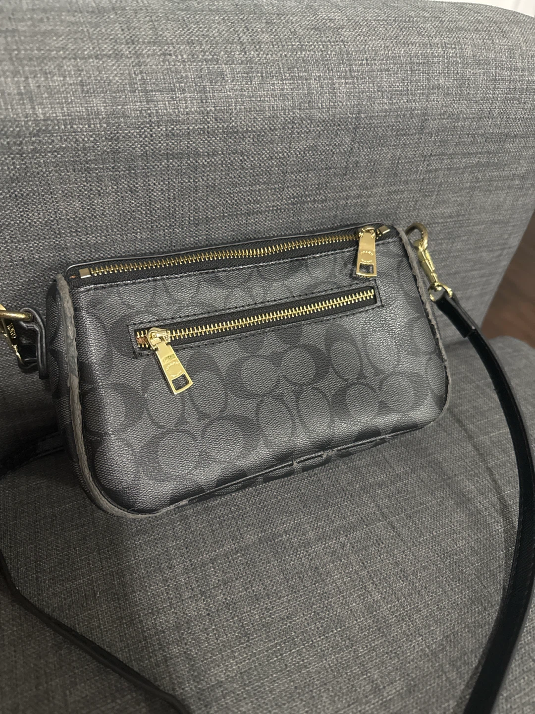 Coach Signature Monogram Wristlet/Crossbody Bag - photo 3