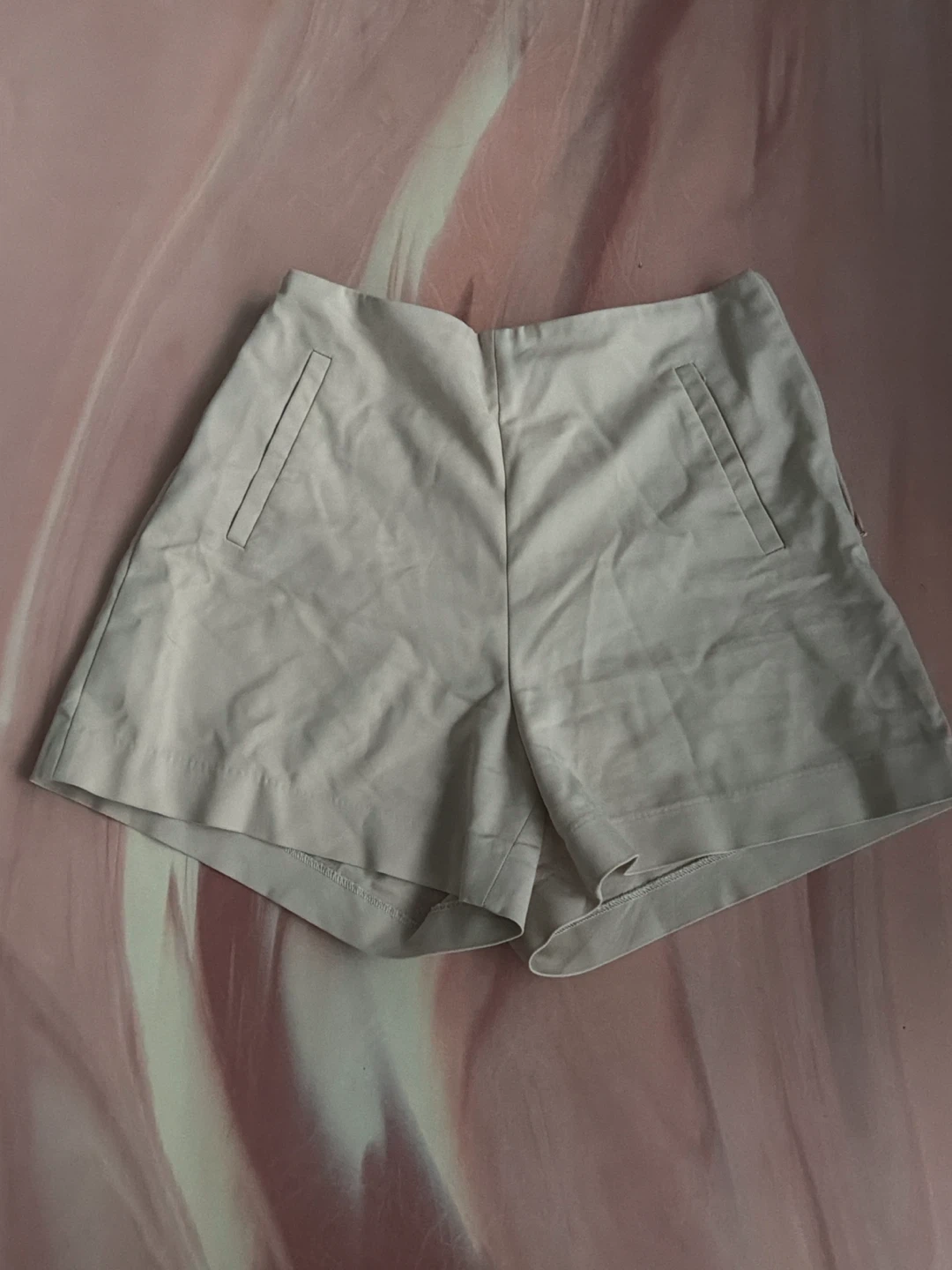 Cream dress shorts - photo 2
