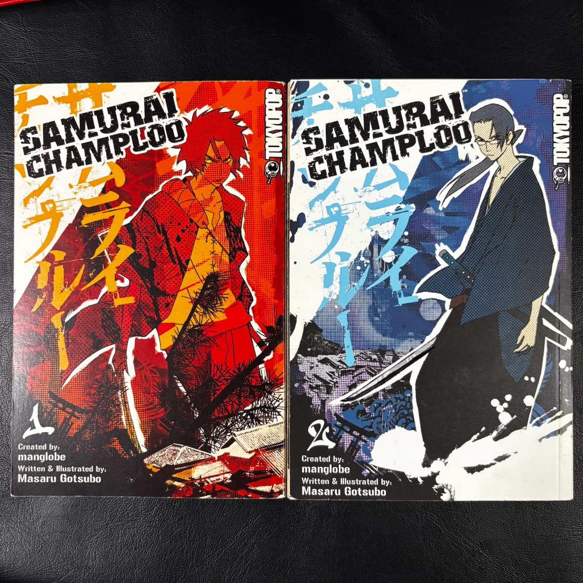 TokyoPop Samurai Champloo Manga Volumes 1 and