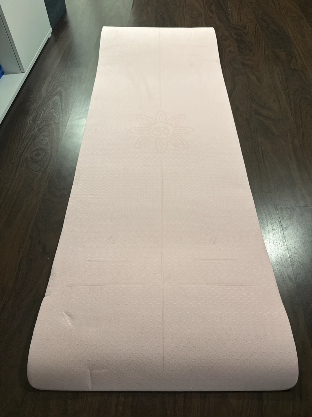 Pale Pink Yoga Mat with Carry Strap - photo 2