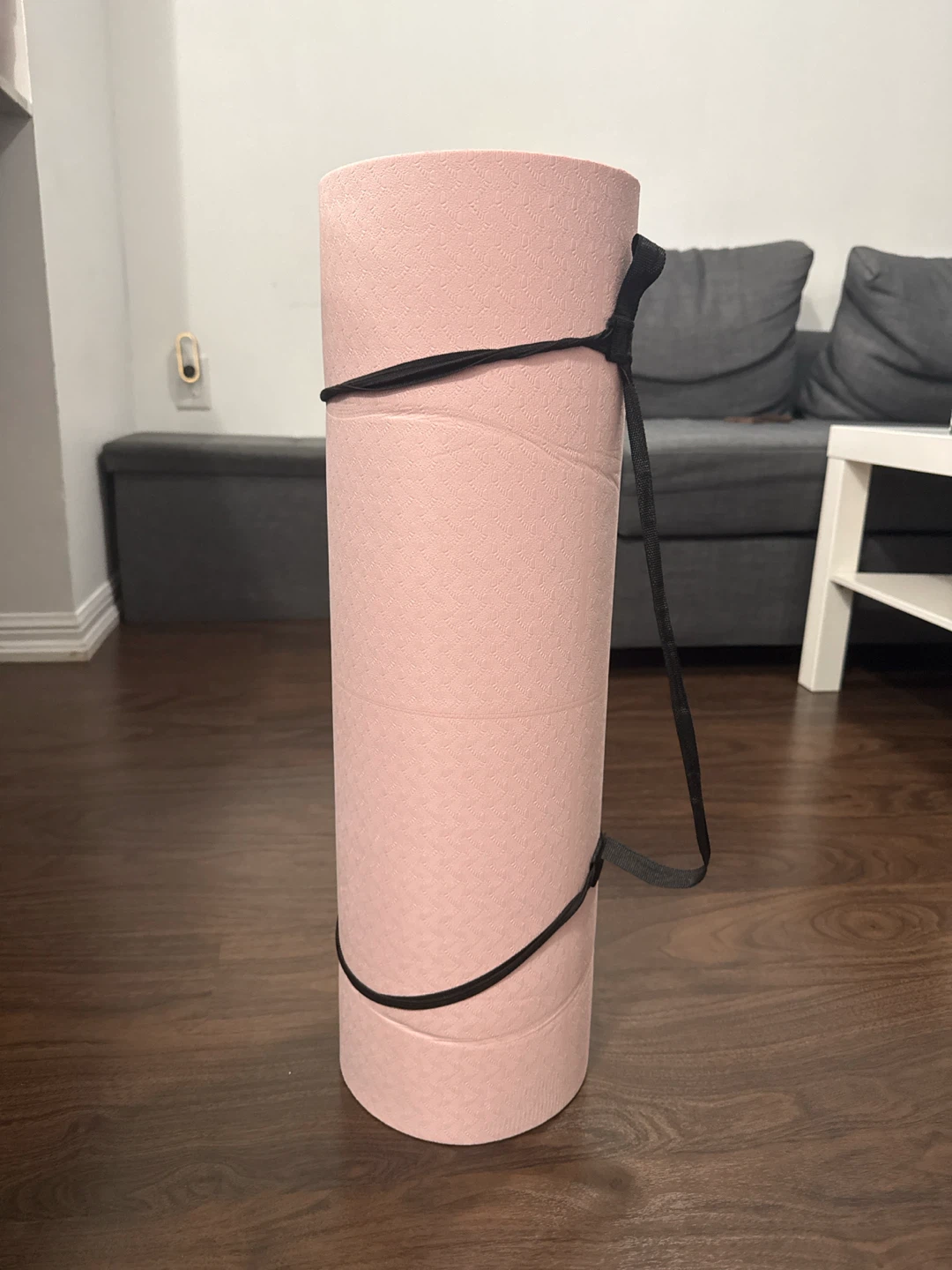 Pale Pink Yoga Mat with Carry Strap - photo 4
