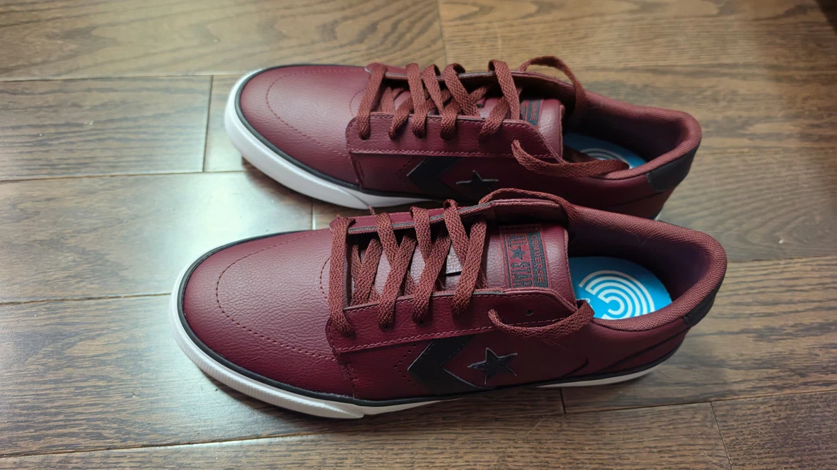 Converse Burgundy Sneakers - Size 10