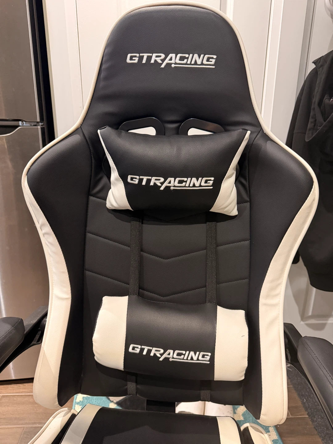GTRacing Gaming Chair - Black/White - photo 4