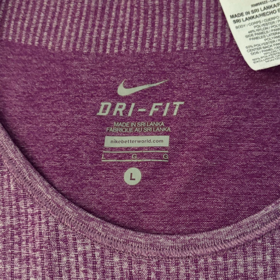 Nike - Dri-FIT Athletic Top - *Size Women Large/Purple* - photo 4