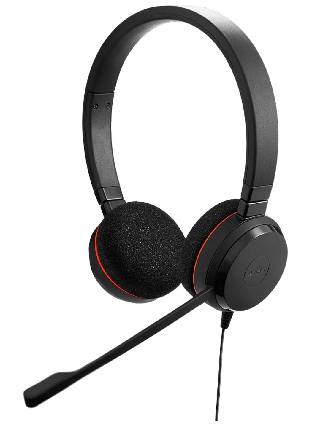 2x Jabra Evolve 40 Stereo Headsets – USB Mic, Great Cond.
