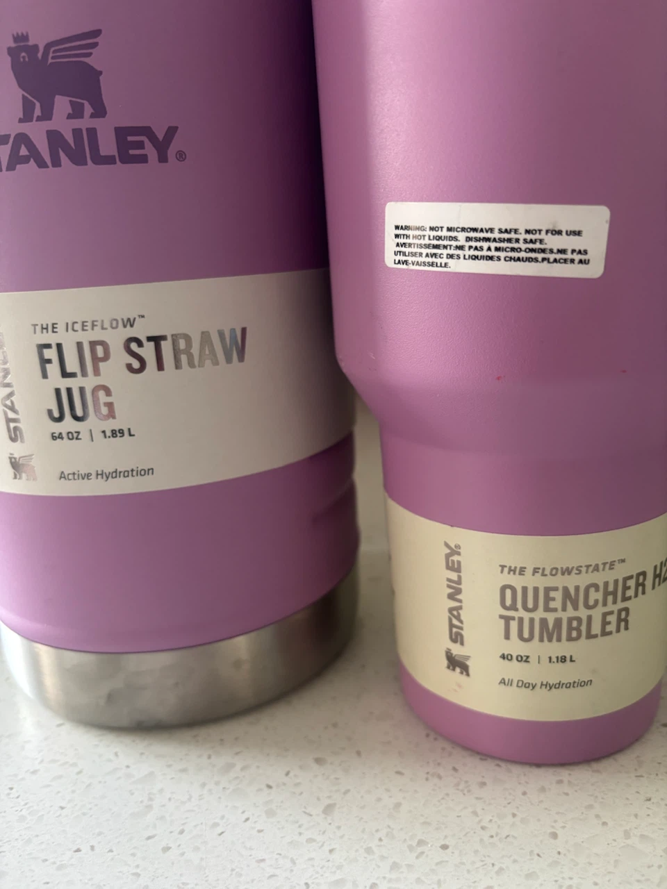Stanley The IceFlow Flip Straw Jug & Quencher Tumbler - Purple - photo 2