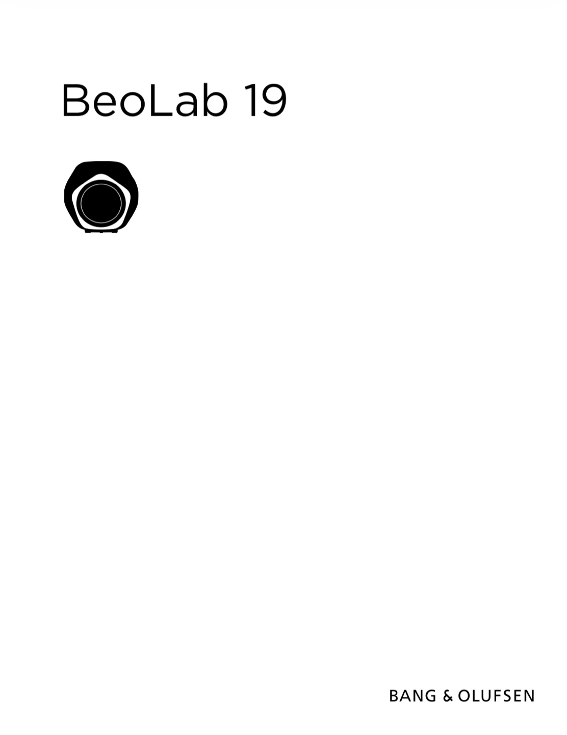 Bang & Olufsen Beolab 19 Subwoofer - photo 3