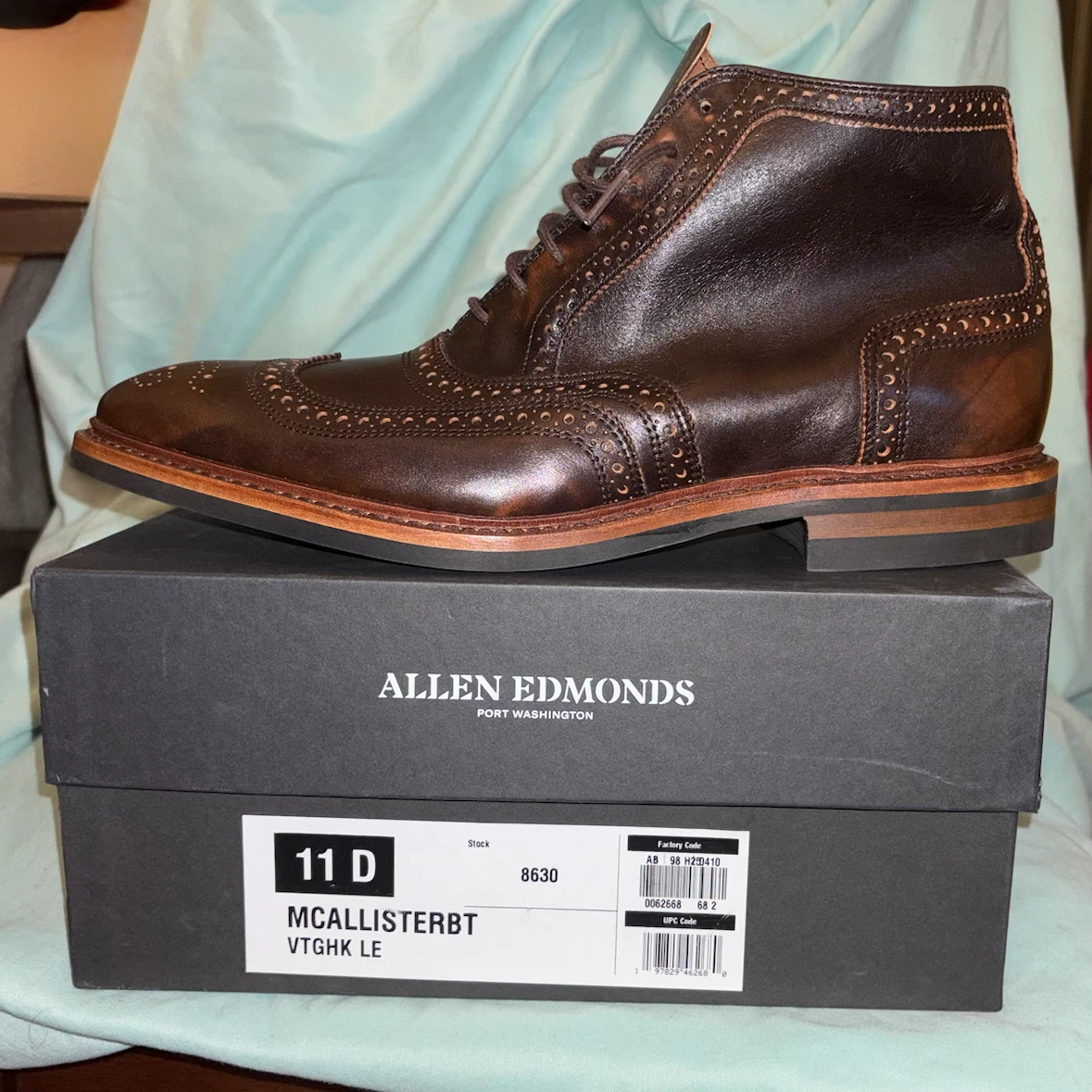 Brand New Allen Edmonds Men’s Dress Boots - photo 2