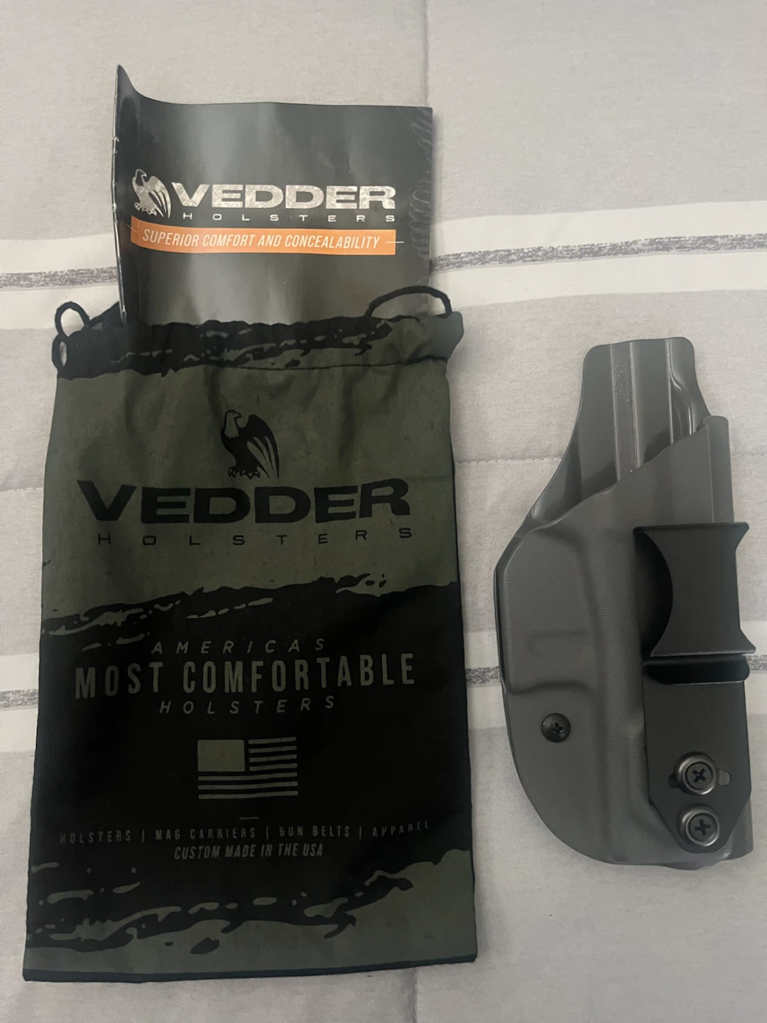 Vedder Holsters LightTuck Kydex IWB Holster - Glock 19/23/32