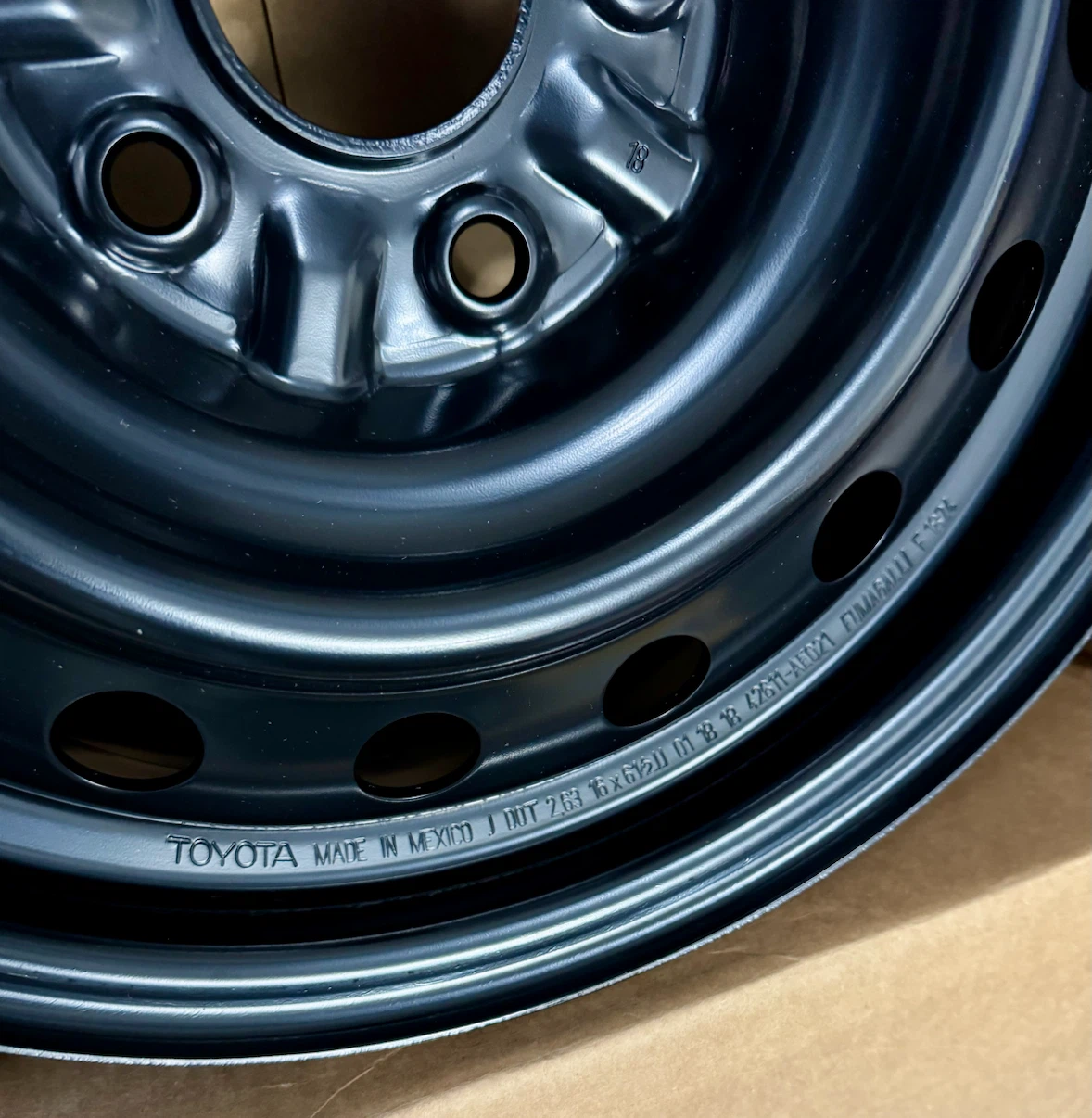 New OEM Toyota Steel Rim 16 inch  (only 1) - photo 2