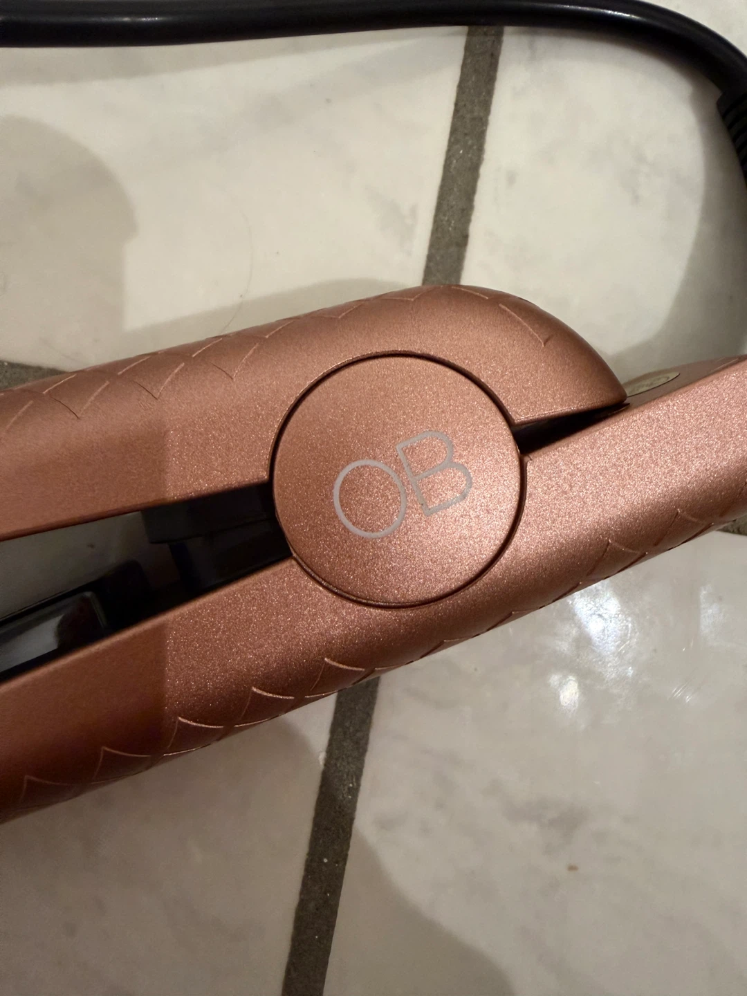 Olla Bella Rose Gold Flat Iron Hair Straightener - photo 3