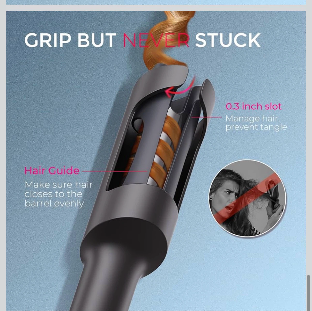 TYMO CurlPro 1.25” Automatic Curling Iron - photo 3