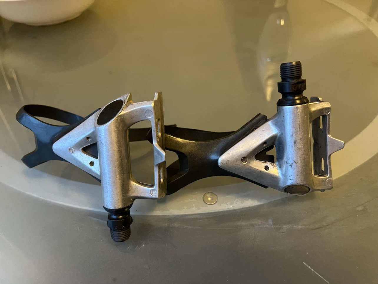 Shimano 105 pedals toe clips vintage classic Japan - photo 3