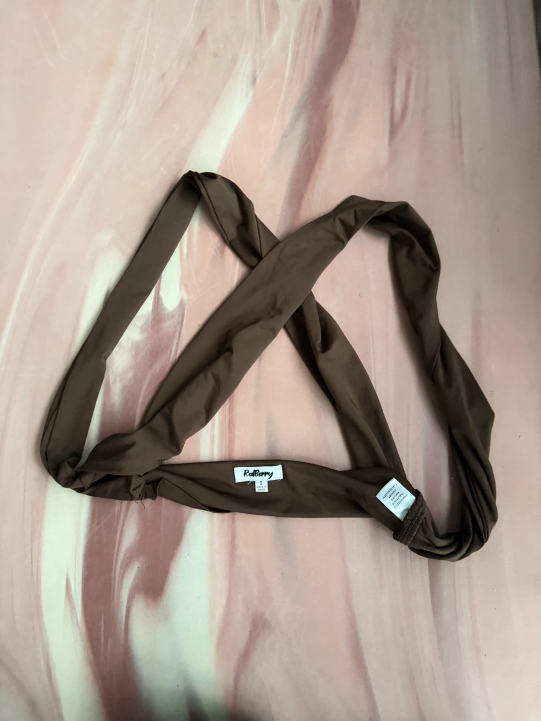 NWOT Brown Wrap Top - photo 3