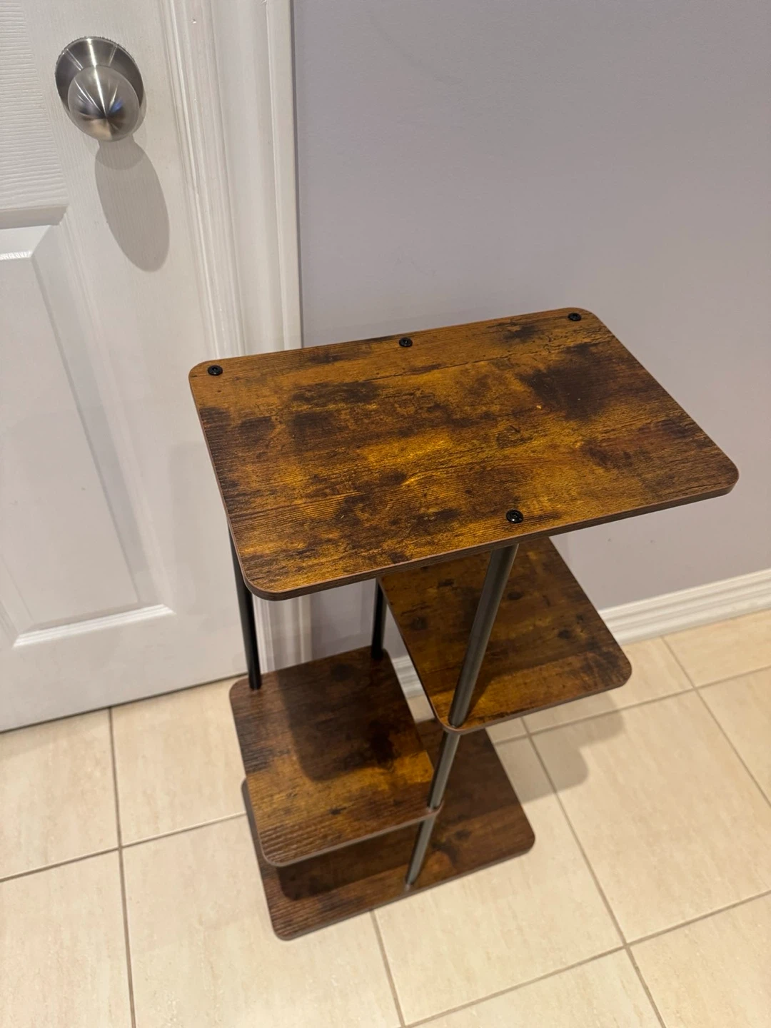 Rustic Wood Tiered Plant Stand - photo 2