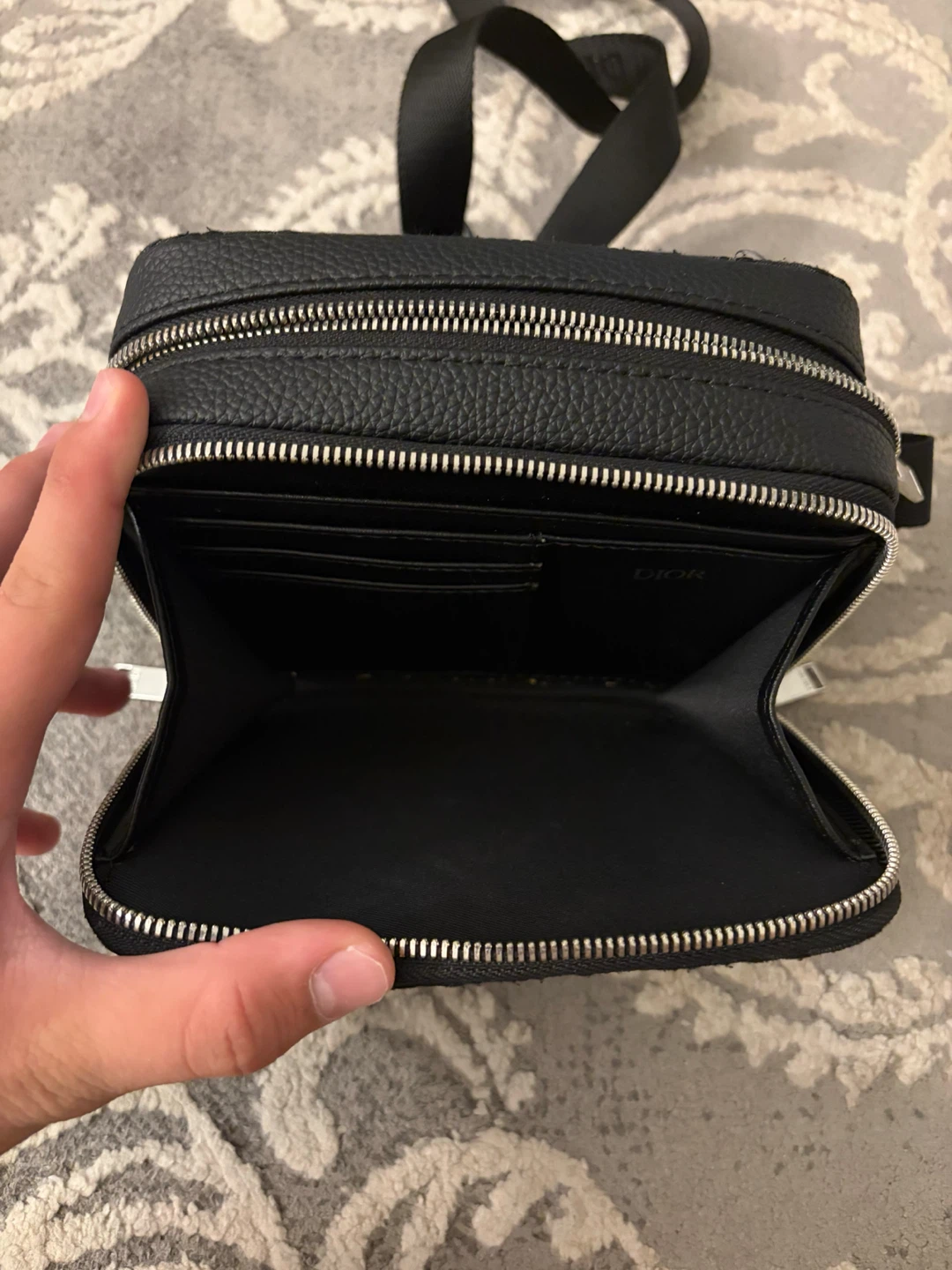 Dior Monogram Crossbody Bag with Dust Bag and Box - photo 5