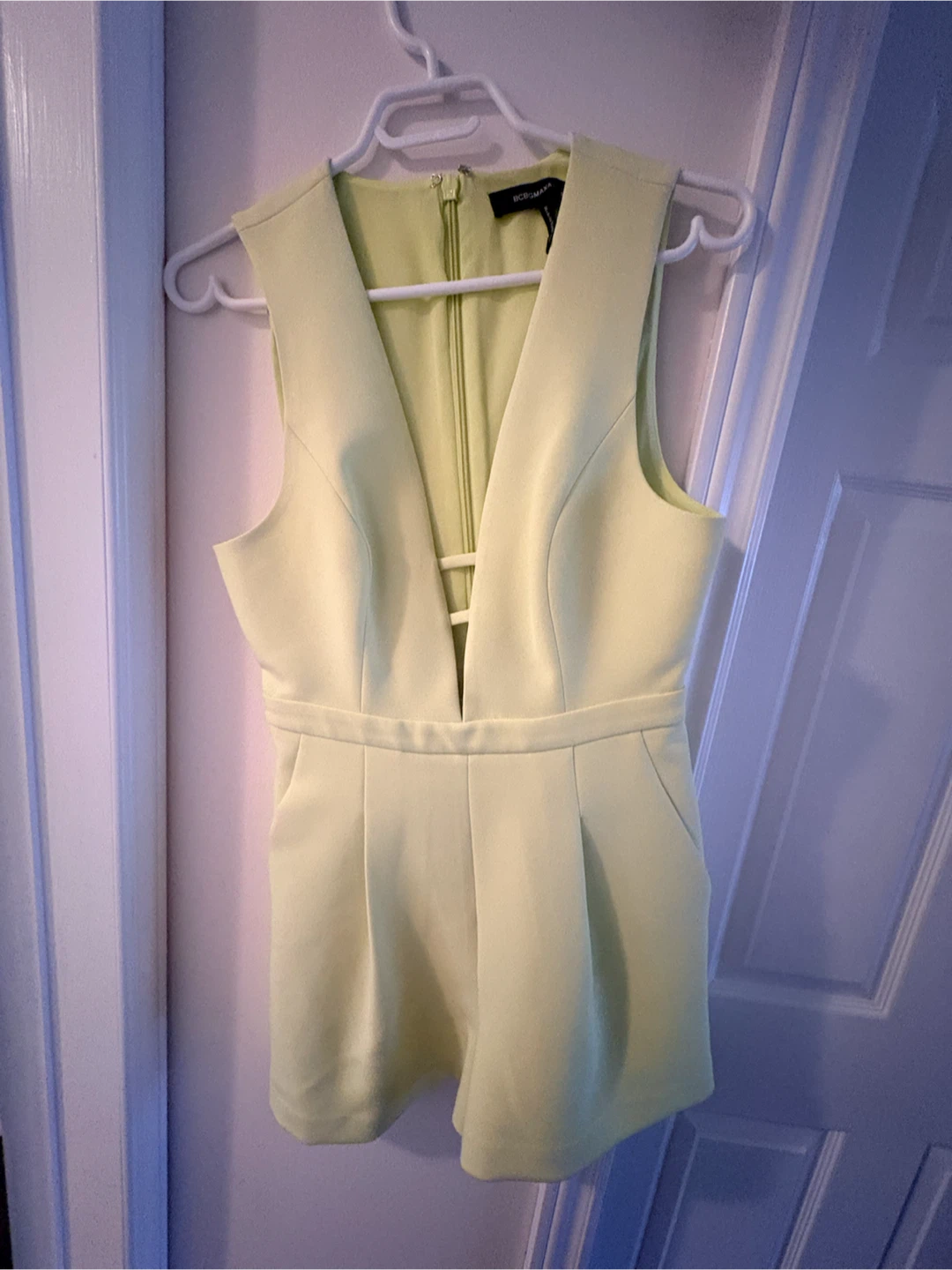 BCBGMAXAZRIA Sleeveless Romper