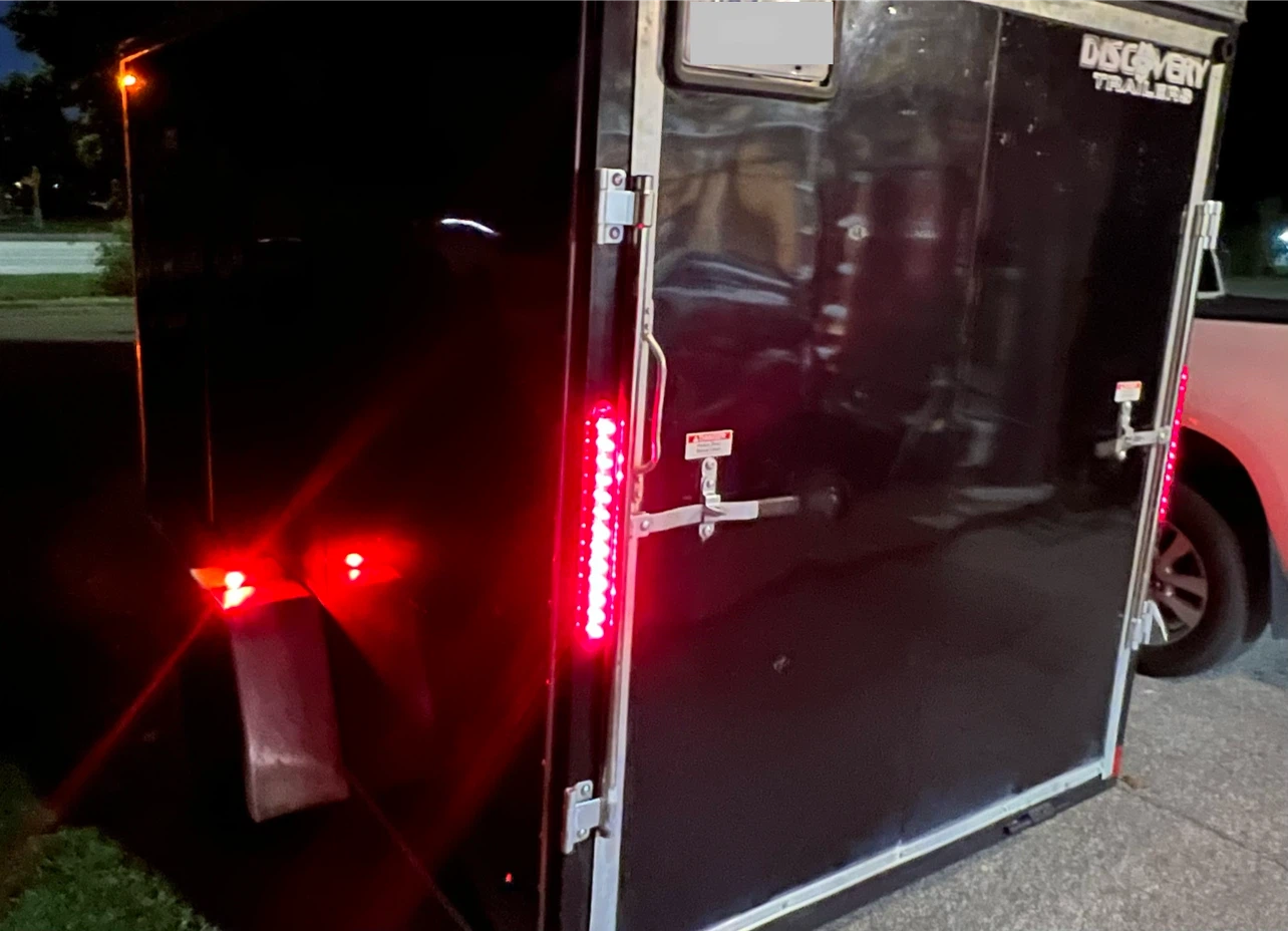 6' X 12'+V Nose 6'6" Inside Height Enclosed Cargo Trailer - photo 2