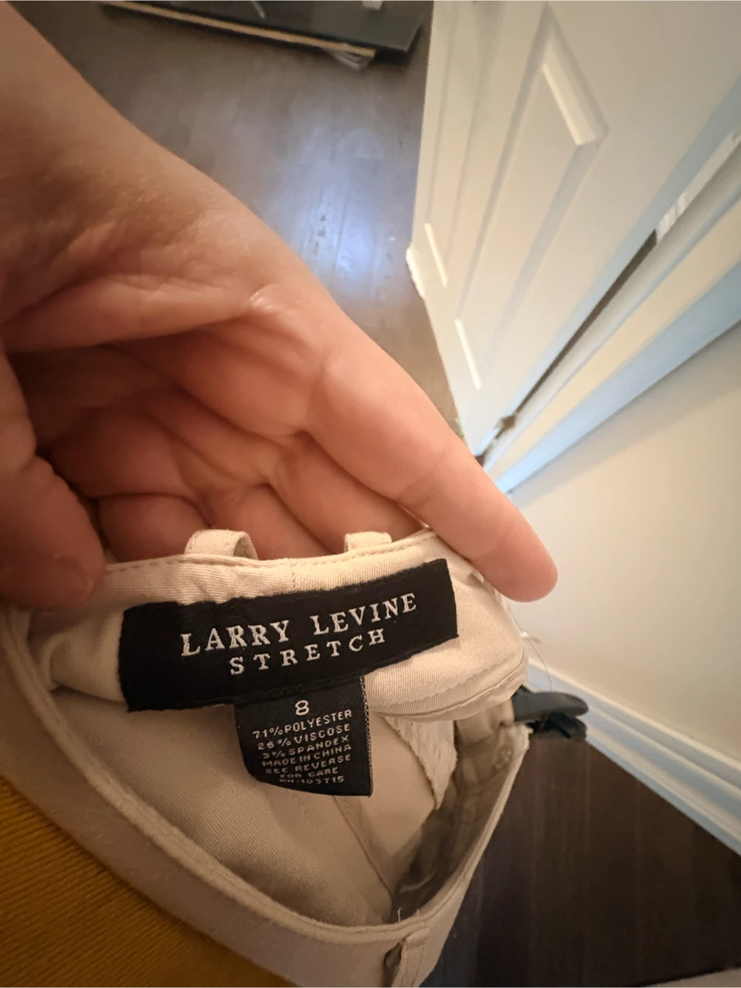 LARRY LEVINE STRETCH Pants Size 8 - photo 2