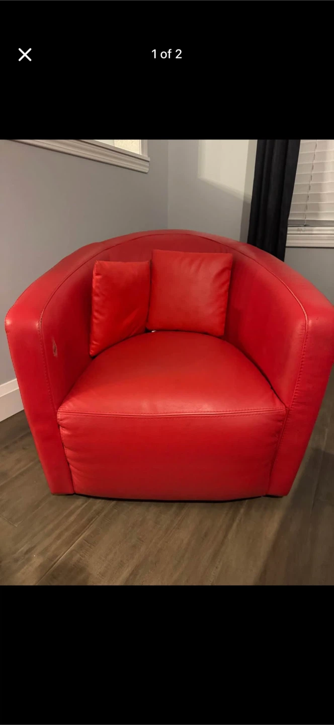 Red Accent Chair