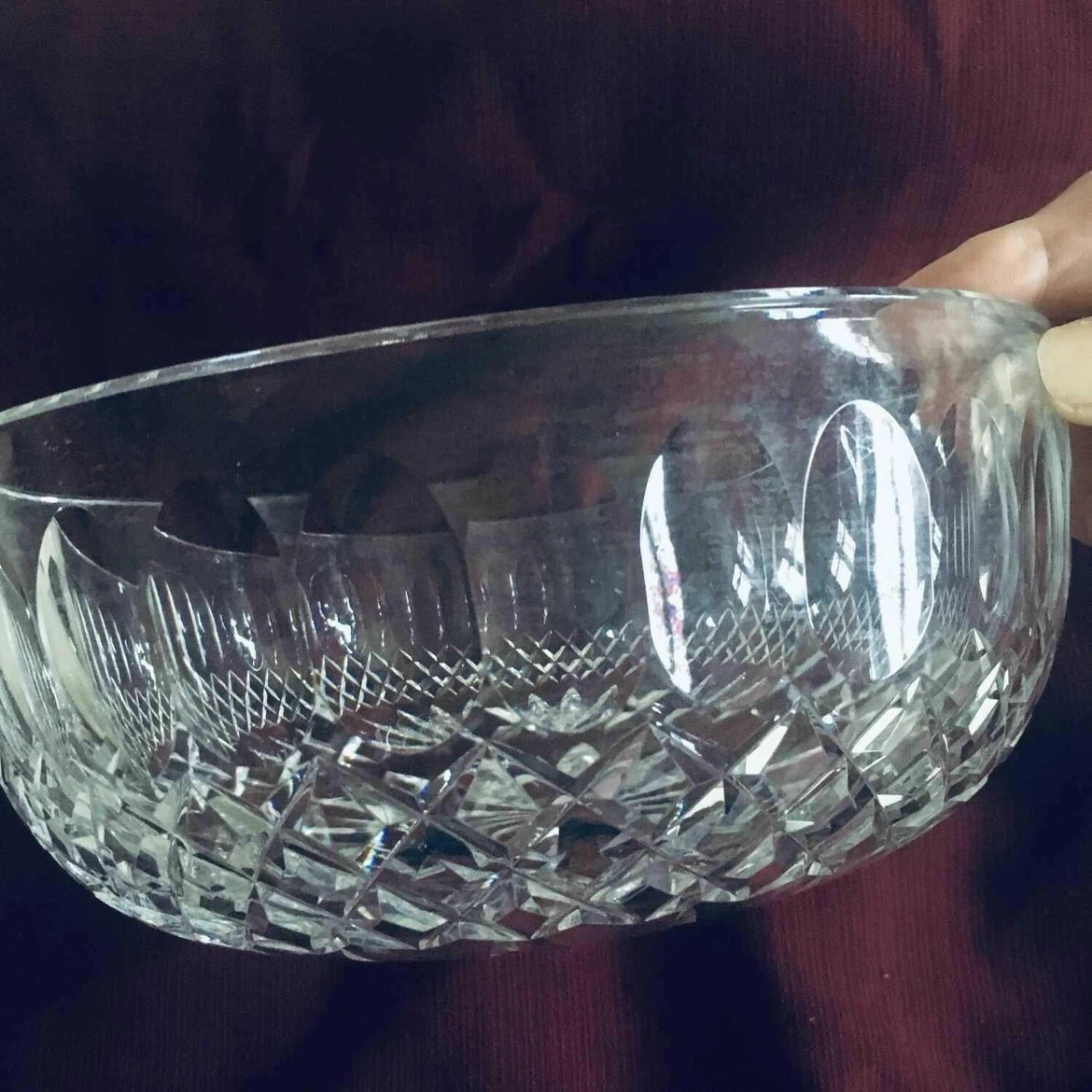 Waterford 10” Crystal Bowl - photo 4