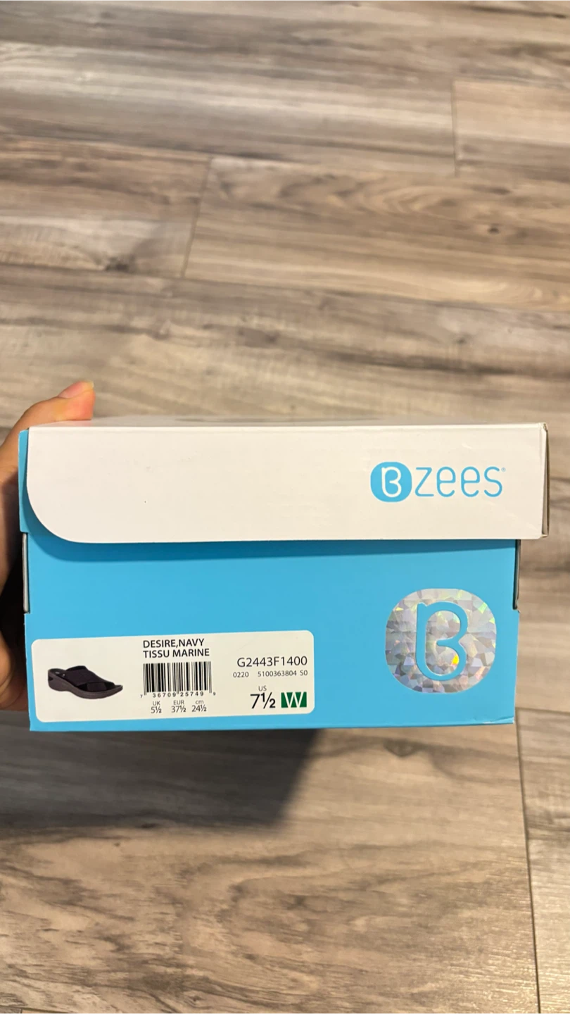 Brand new Bzees Desire Navy Sandals - photo 3