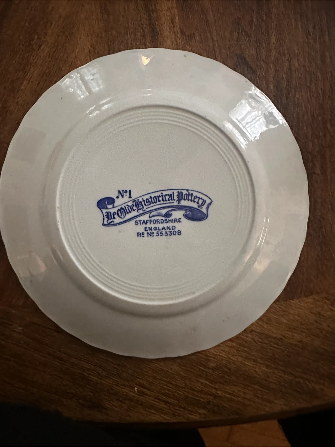 The Olde Historical Pottery Plate - photo 2