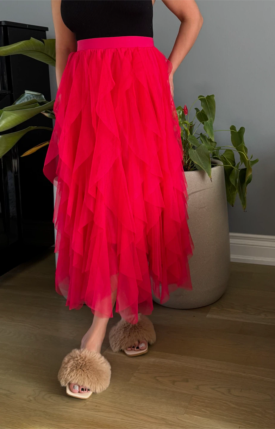 New Pink Ruffle Tulle Skirt - photo 2