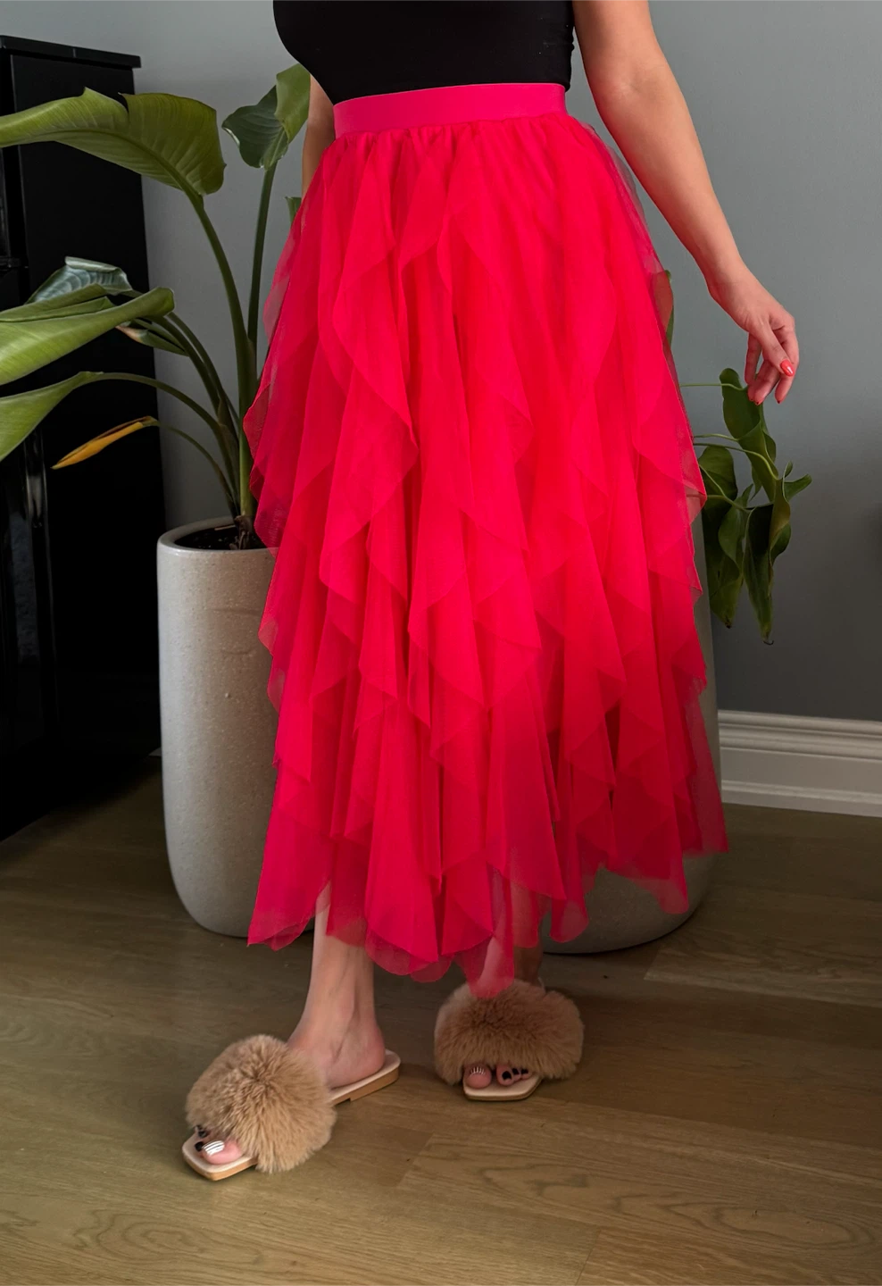 New Pink Ruffle Tulle Skirt - photo 3