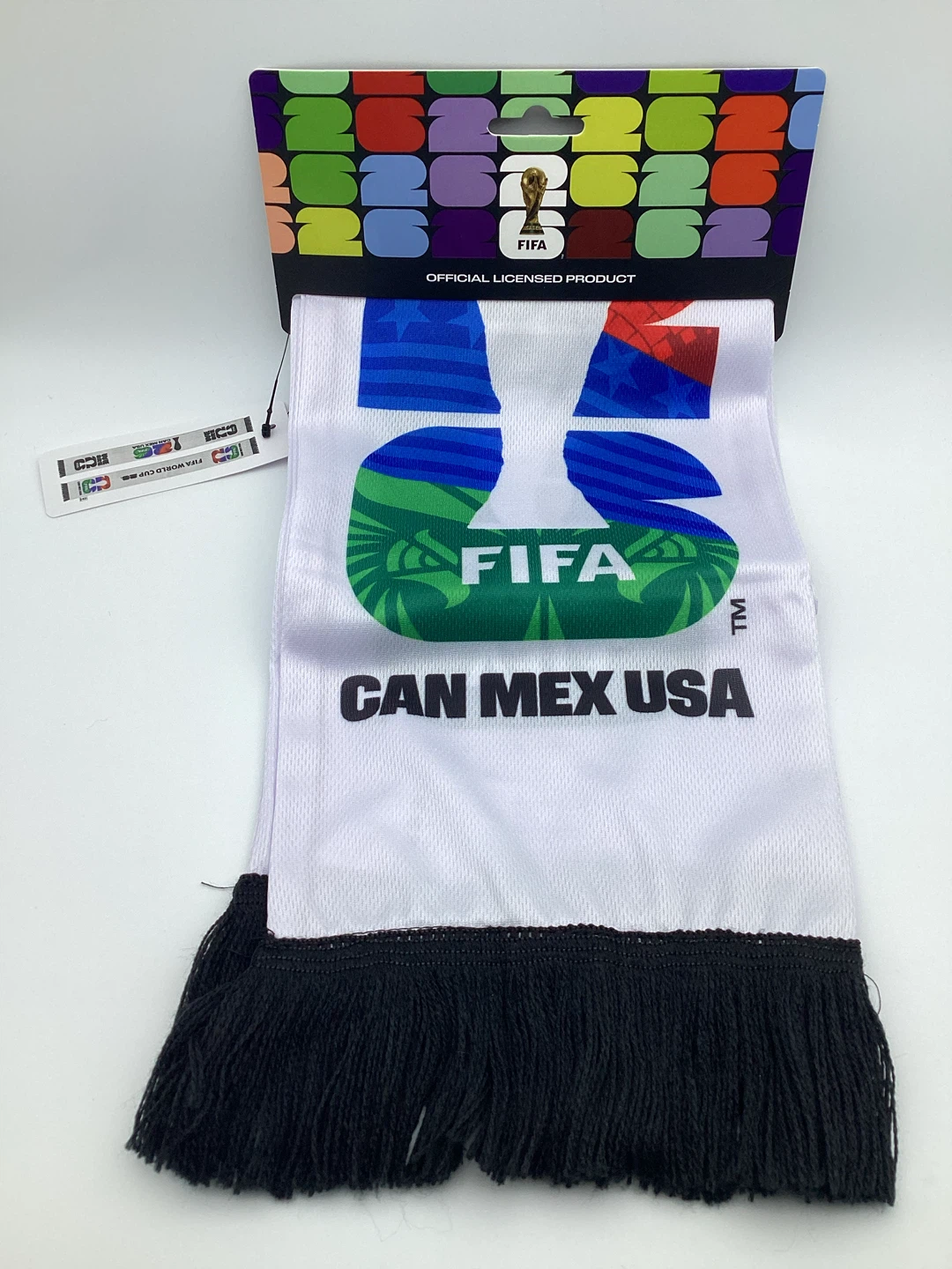 Official FIFA World Cup 2026 63" USA MEXICO CANADA Scarf
