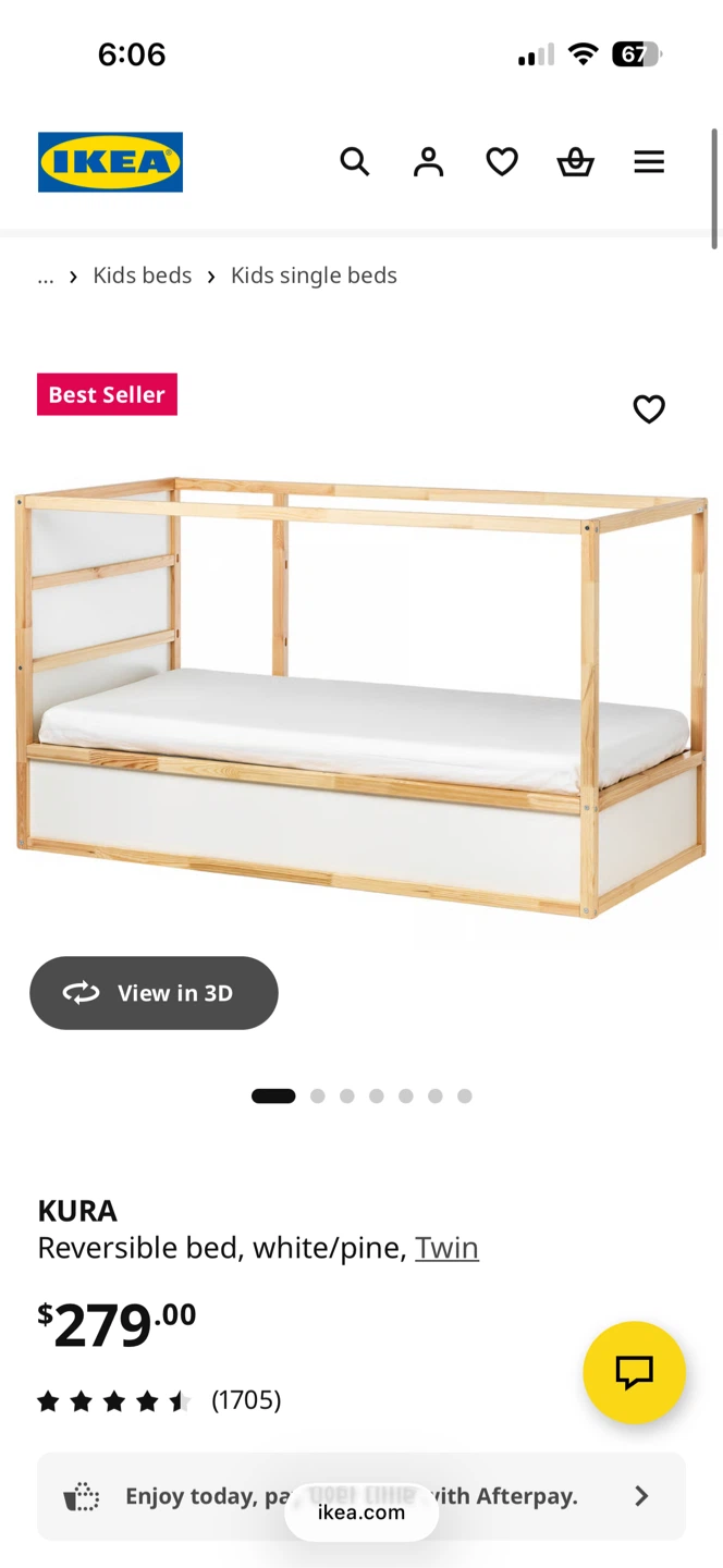 IKEA Kura Twin Reversible Bed - photo 2