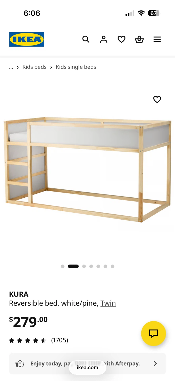 IKEA Kura Twin Reversible Bed - photo 3