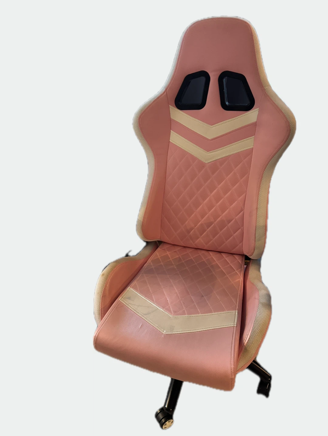 Pink Gaming Chair with RGB Lighting