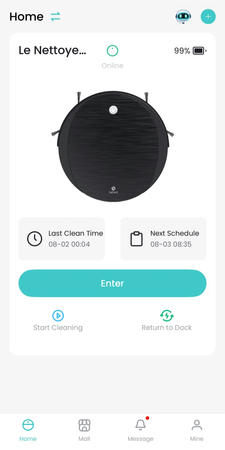 Lefant M213 Robotic Vacuum Cleaner with App - photo 2