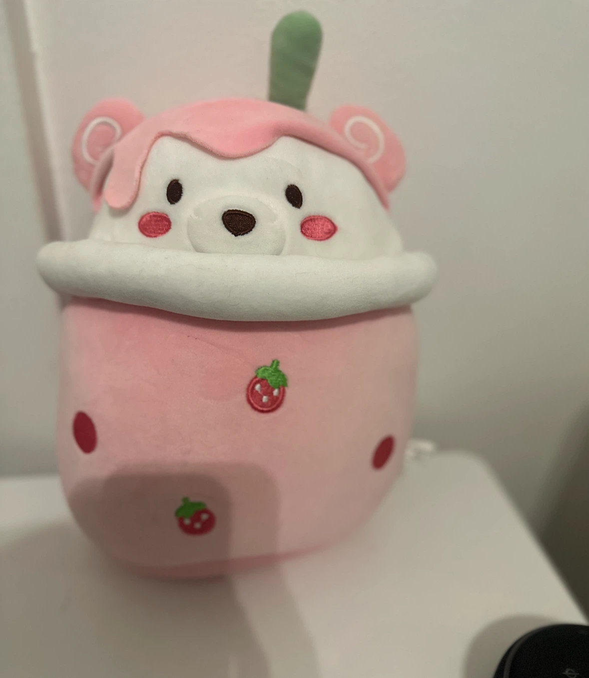 Strawberry Drink Plush Toy