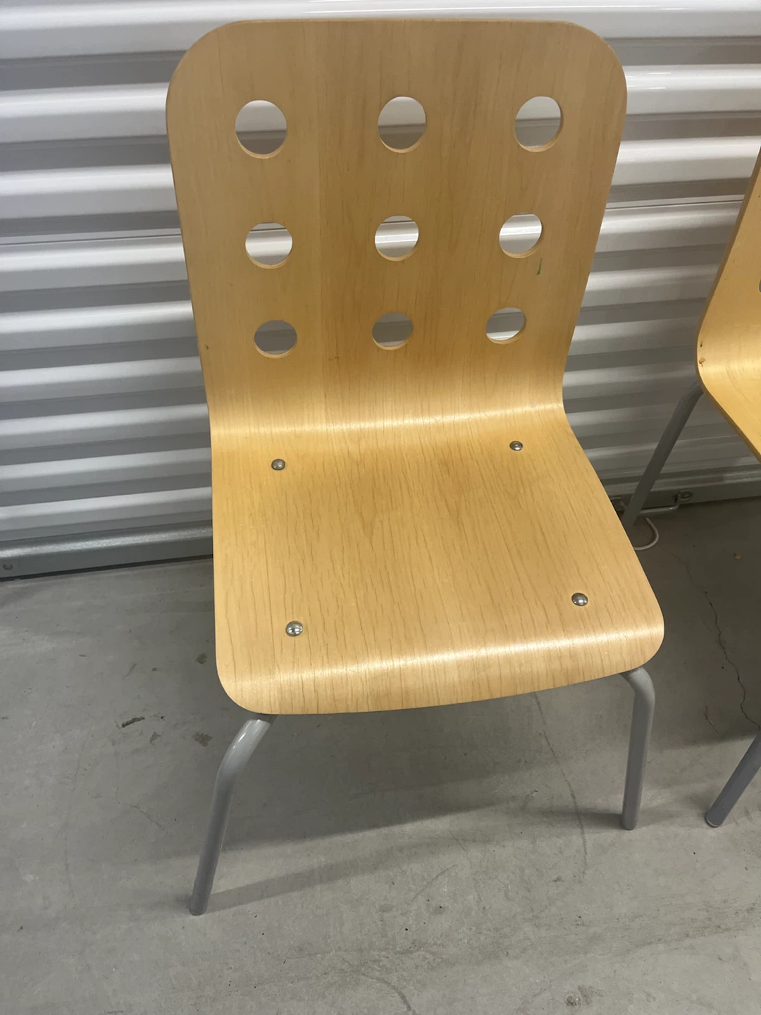 IKEA Jules Wooden Chairs with Metal Legs - photo 2